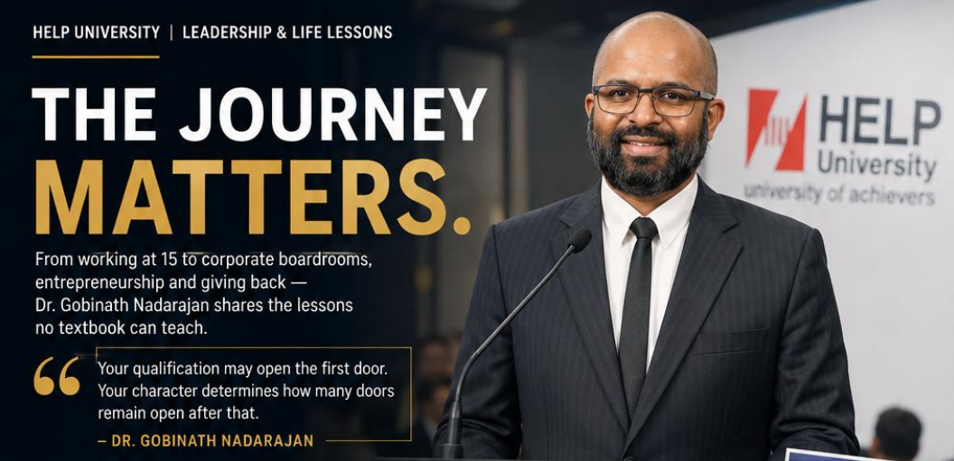 The Journey Matters by Dr. Gobinath Nadarajan